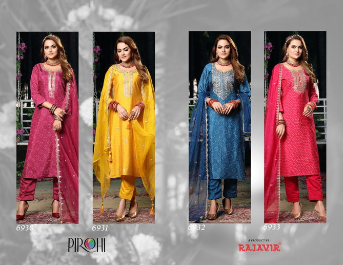 Pirohi Rajavir Fancy Festive Wear Wholesale Readymade Designer Salwar Suits